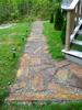 Flagstone walkway